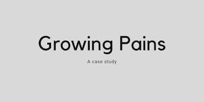 Growing Pains-  More than just pain from growing – A case study
